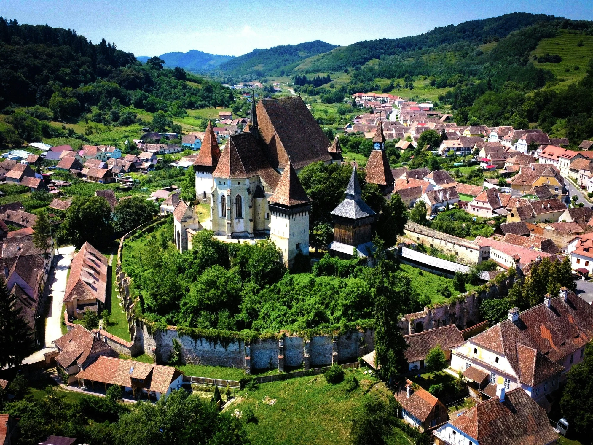 Day 2 Saxon fortified churches Biertan and Viscri rural village scenery