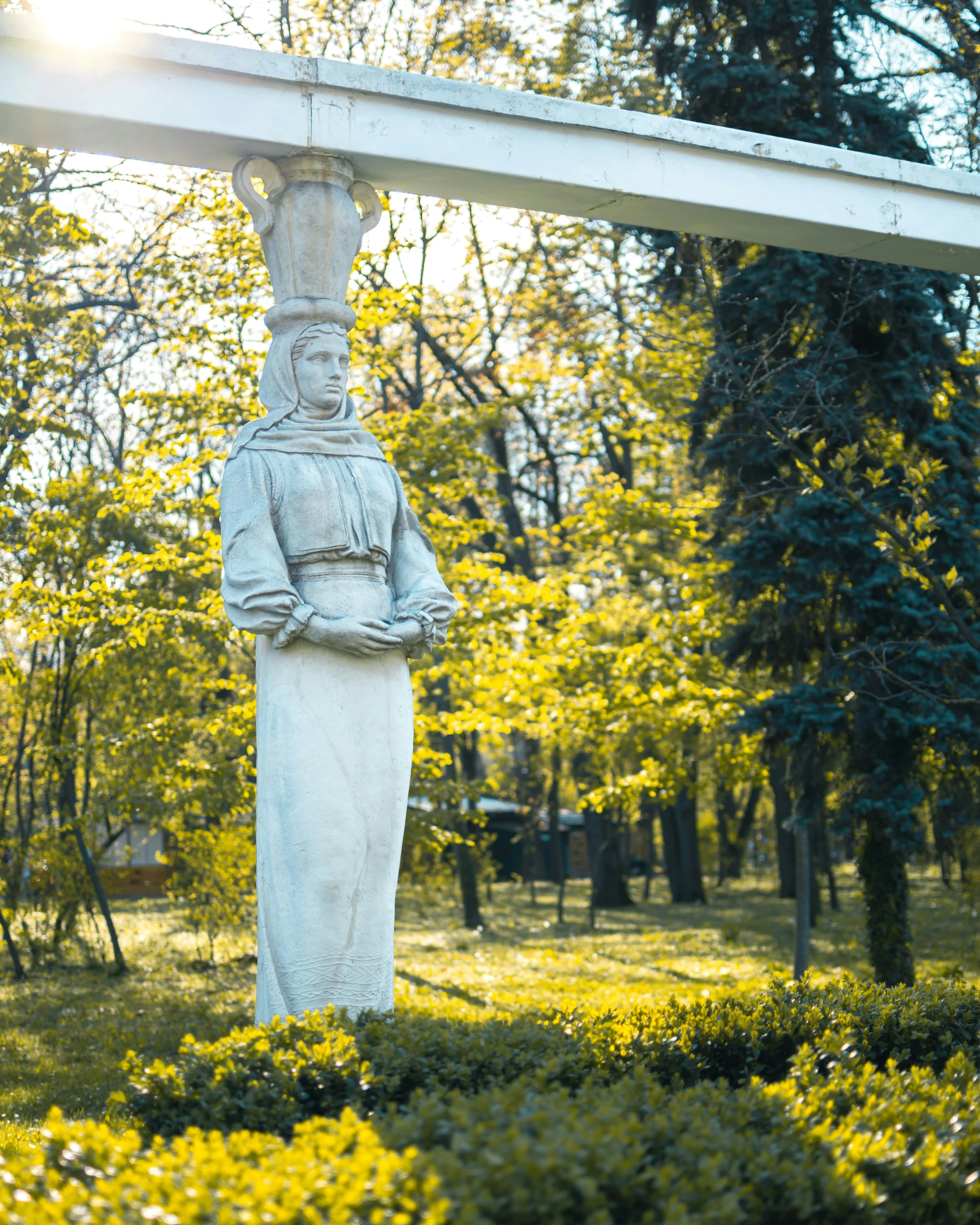 Traditional wooden village houses at Dimitrie Gusti National Village Museum Bucharest